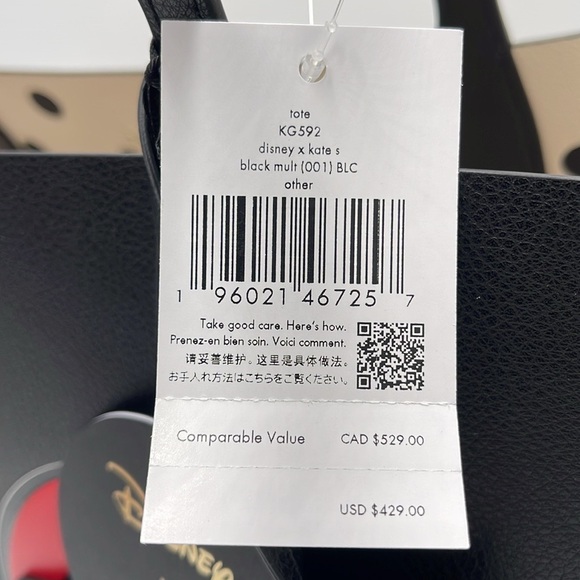 Disney X Kate Spade New York Reversible Minnie Large Tote
NWT 
Authentic - Picture 10 of 16